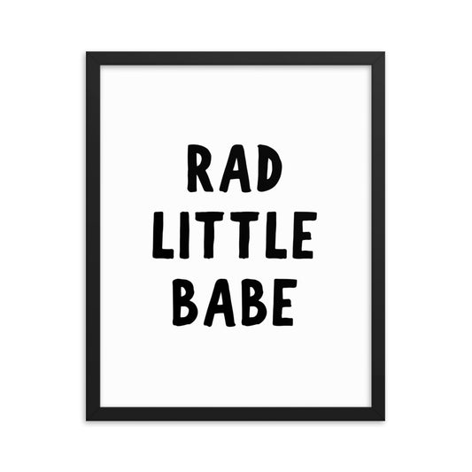 rad little babe poster