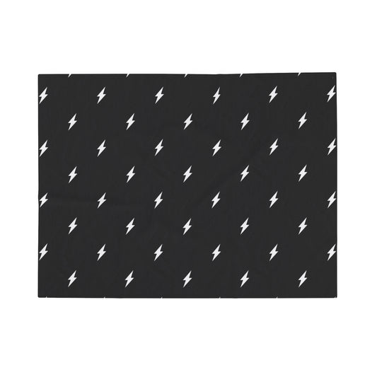 Mini Lightning Bolt Throw Blanket